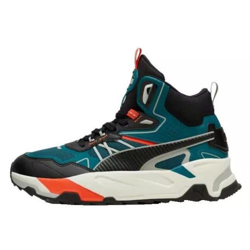 Men`s Puma Trinity Mid Hybrid Green-black-gray-redmazing 392327 05