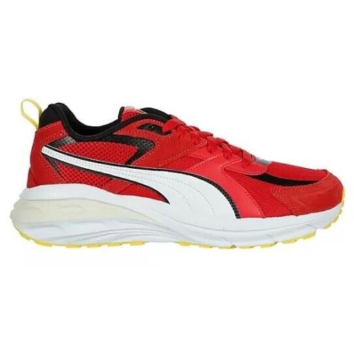 Men`s Puma Ferrari Hypnotic LS R Corsa-p White-speed Yellow 308310 04 - R Corsa-P White-Speed Yellow