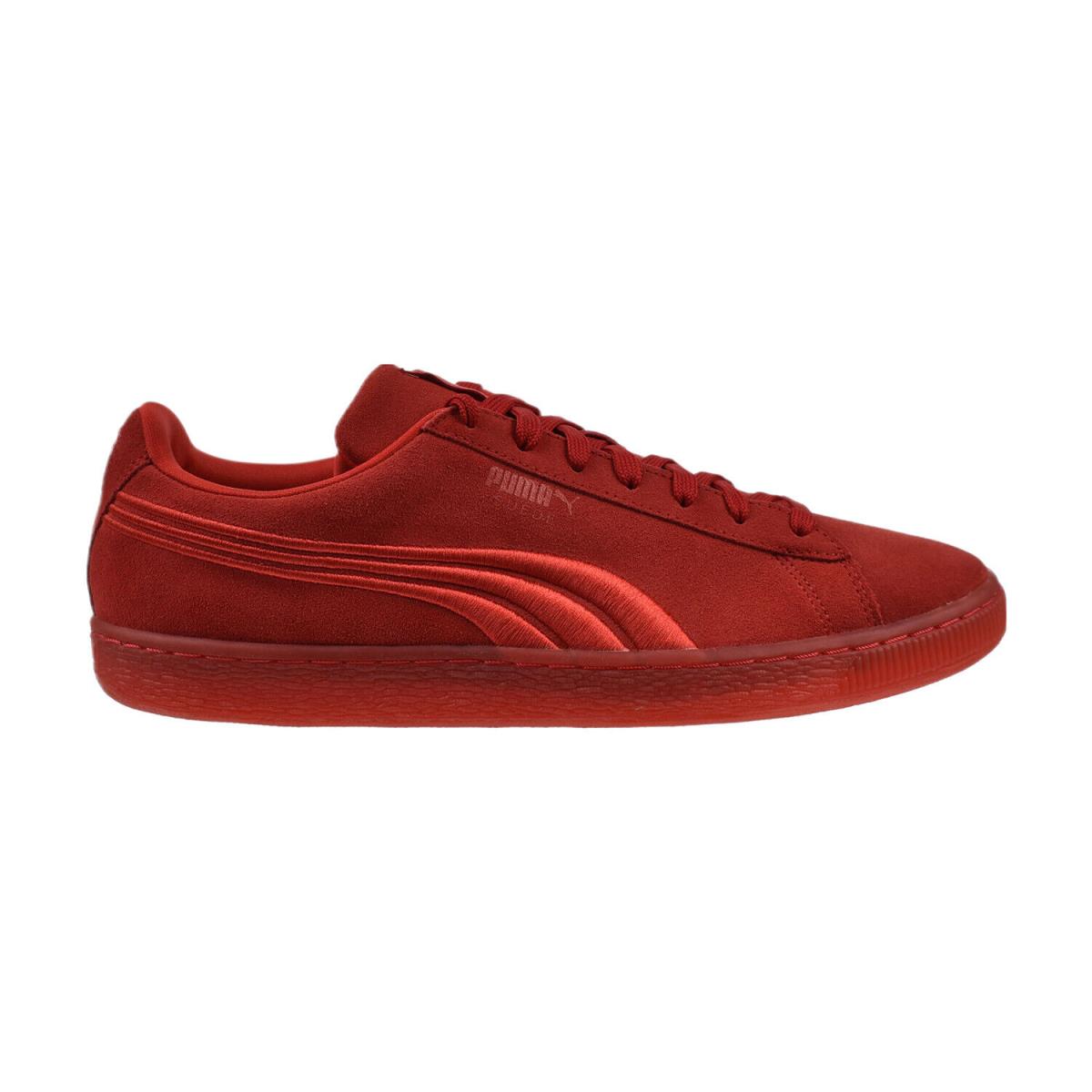 Puma Suede Classic Badge Men`s Shoes Iced High Risk Red 364483-01 - Iced High Risk Red