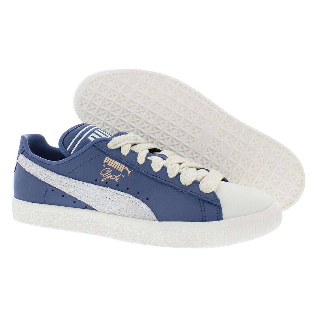 Puma Clyde Q3 Rhuigi Mens Shoes - Pristine/Inky Blue, Main: Blue