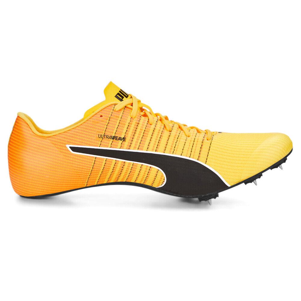 Puma Evospeed Tokyo Future Faster Track Mens Orange Sneakers Athletic Shoes 377 - Orange