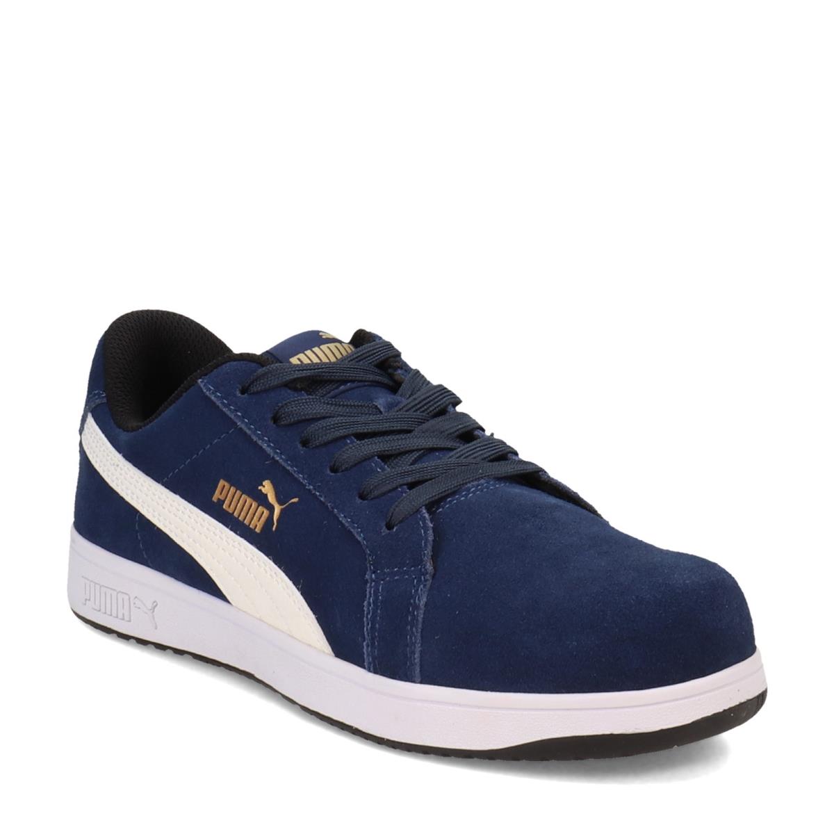 Men`s Puma Iconic Work Shoe 640025 Navy Suede