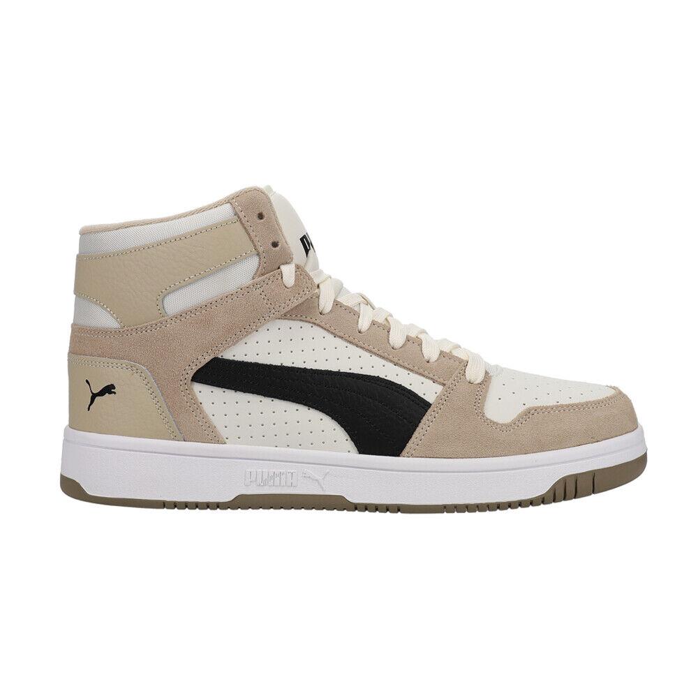 Puma Rebound Layup High Top Mens Beige Sneakers Casual Shoes 39513002