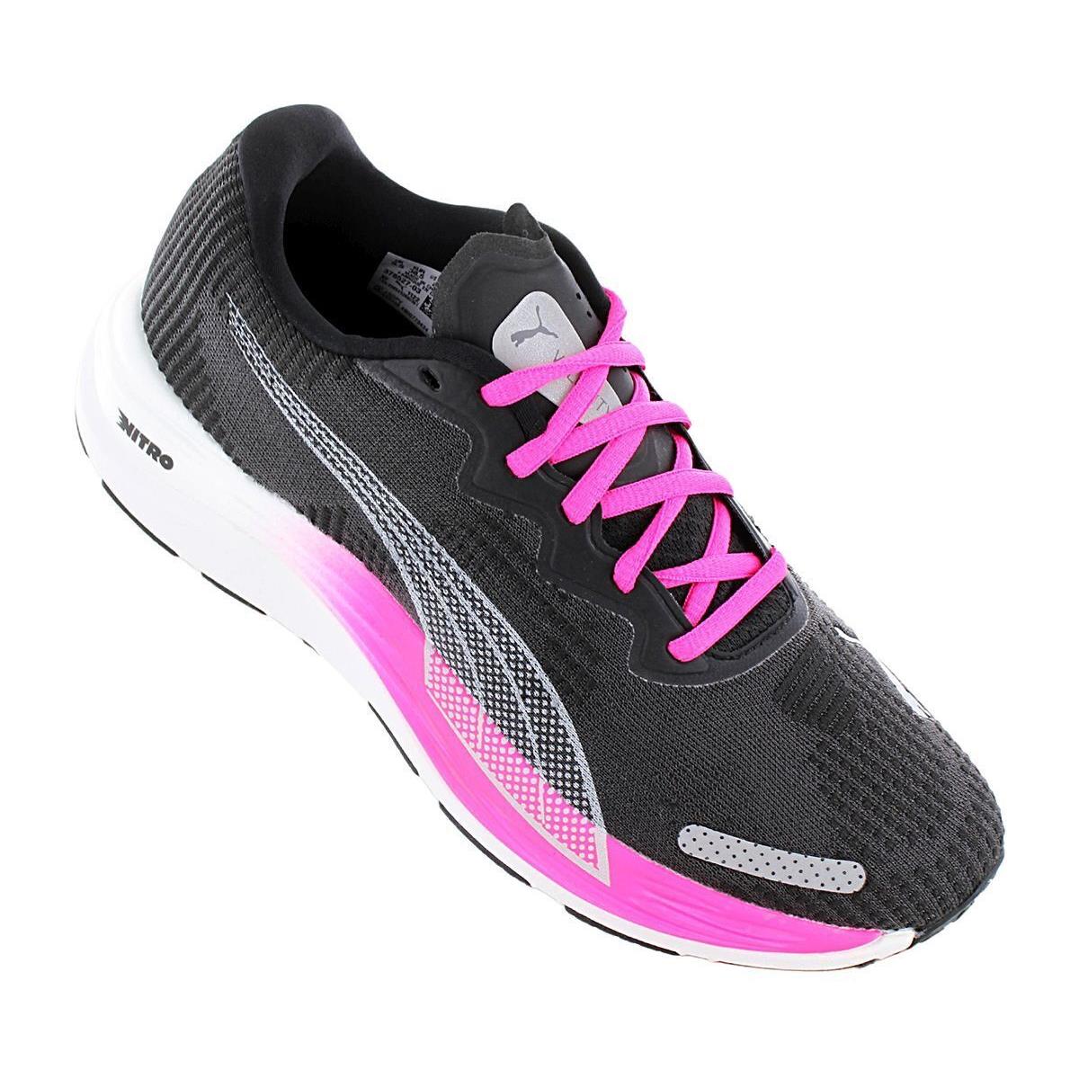 Puma Velocity Nitro 2 Fade W - Women`s Running Shoes Black 378527-03 - Black