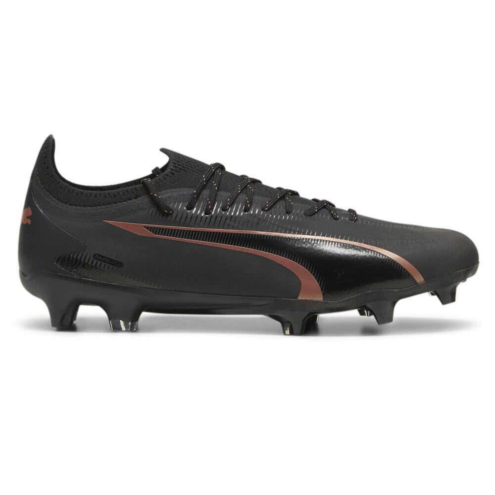 Puma Ultra Ultimate Firm Groundartificial Ground Soccer Cleats Mens Black Sneake - Black