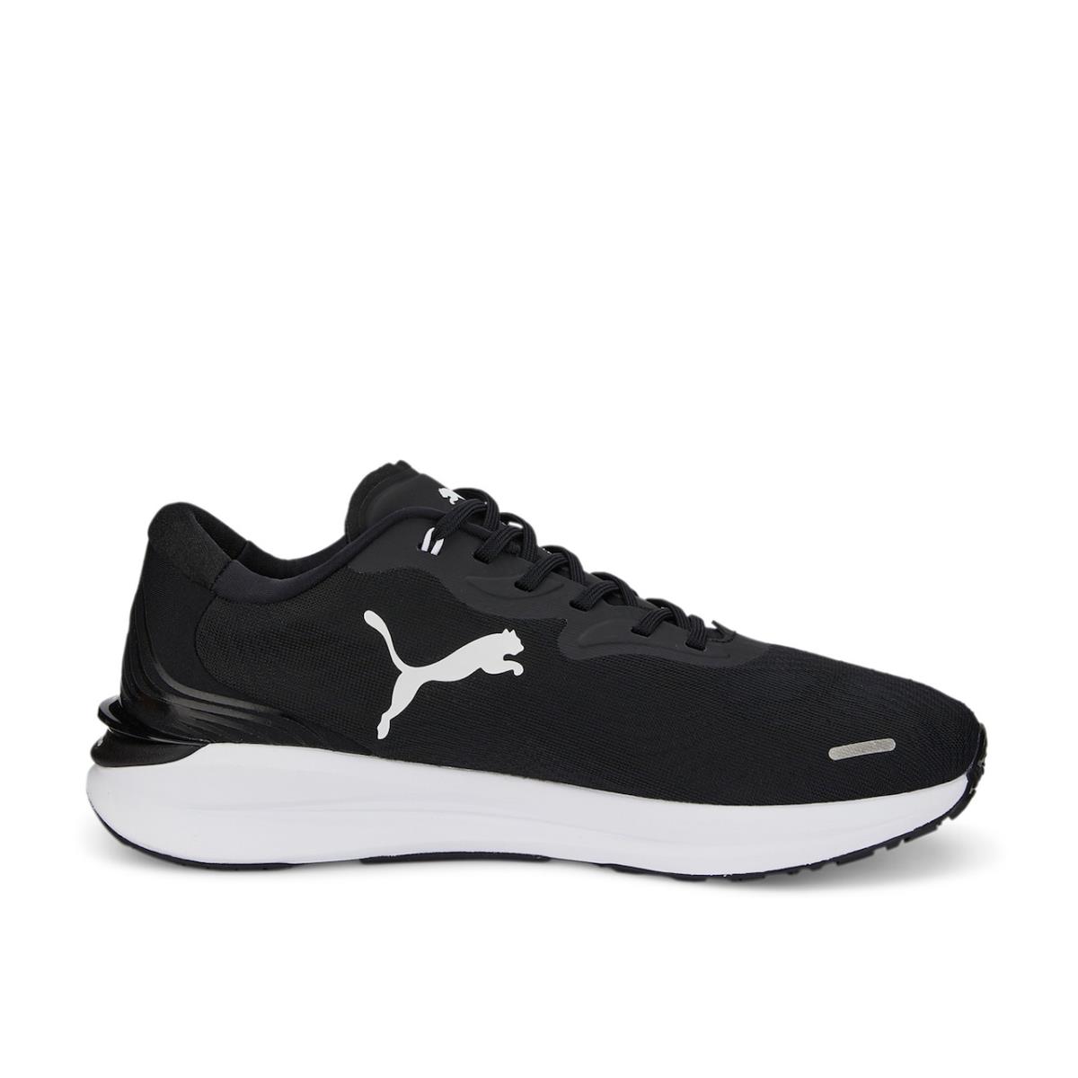 Man`s Athletic Puma Electrify Nitro 2 Running Shoe - Black/White