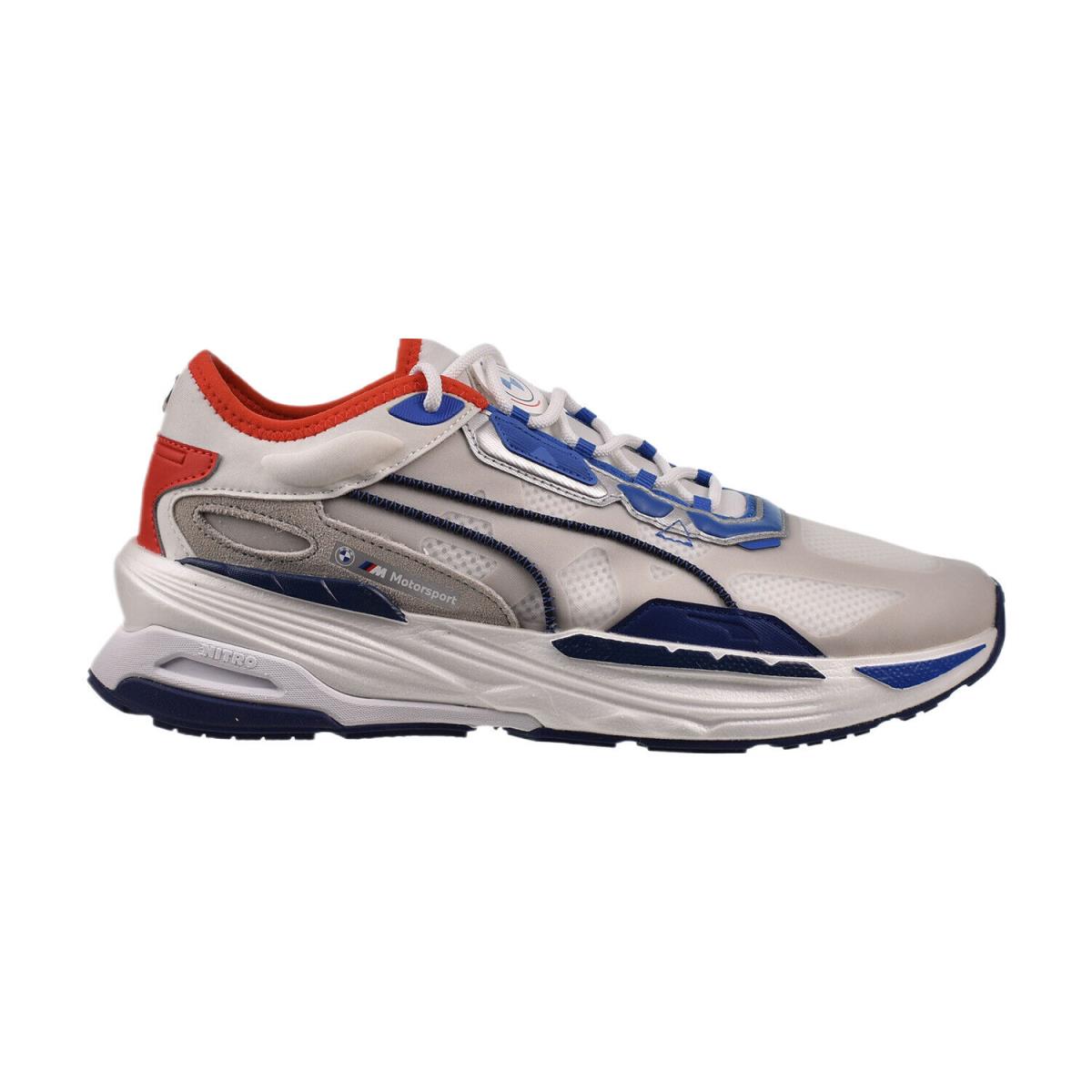 Puma Bmw Extent Nitro Assembly Men`s Shoes White-blue 307410-01