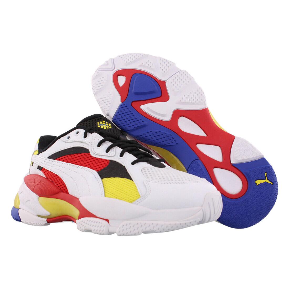 Puma Liquid Cell Epsilon Boys Shoes - Puma White/High Risk Red, Main: White