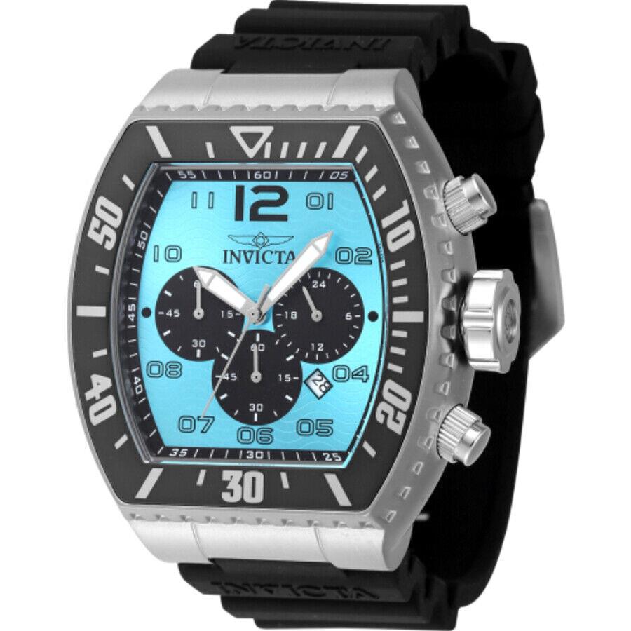 Invicta Pro Diver Zager Exclusive Chronograph Gmt Quartz Men`s Watch 47284