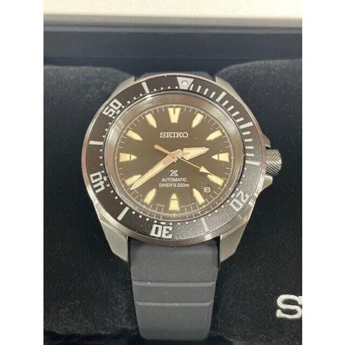 Seiko Prospex Sea Diver`s 200M Black IP 42 MM Automatic Watch SRPL15