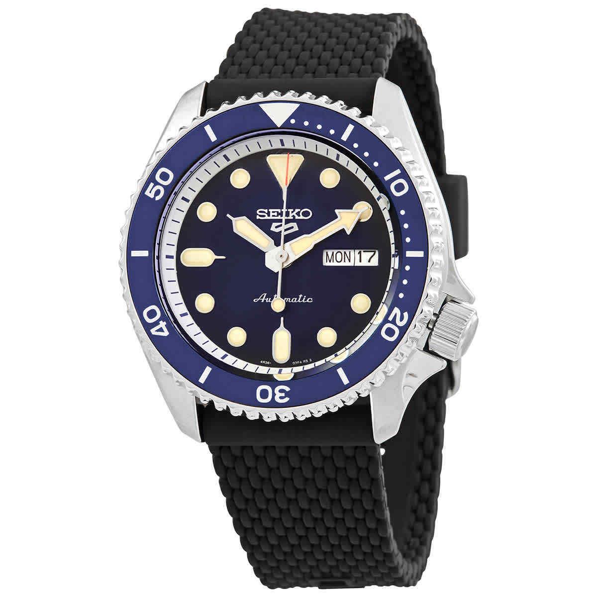 Seiko 5 Sports Automatic Blue Dial Men`s Watch SRPD71K2