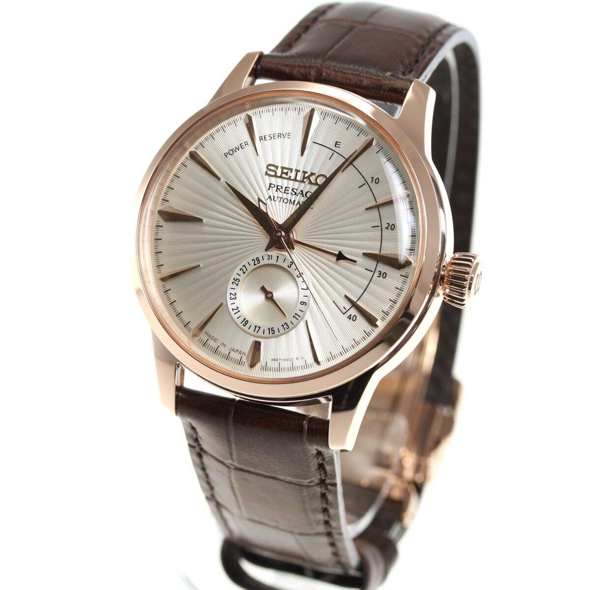 Seiko Presage SARY132 Rose Gold Automatic Mechanical Elegant Men`s Watch