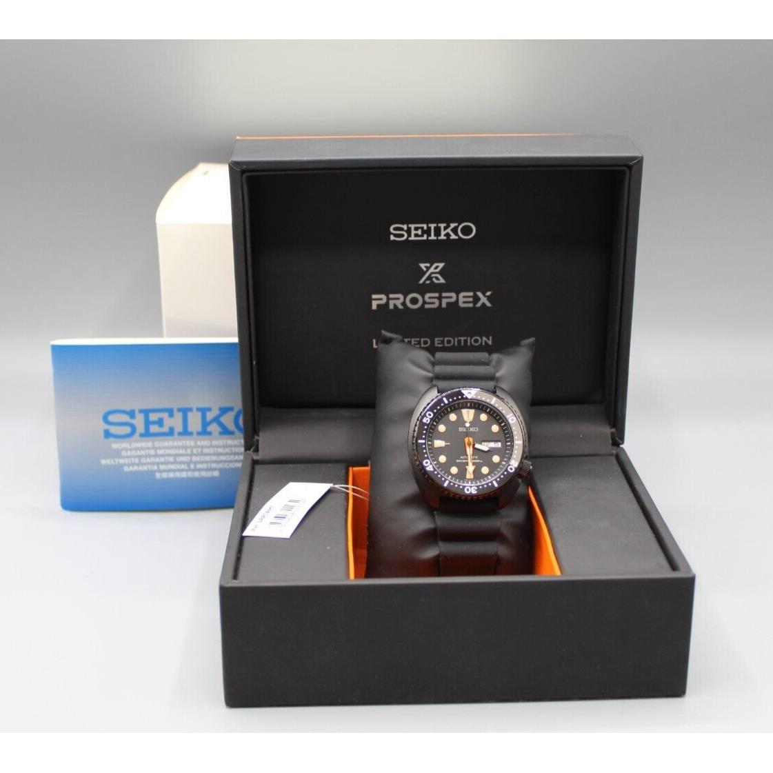 Men`s Seiko Prospex Limited Edition Turtle Watch 4R36-06L0 SRPC49K1