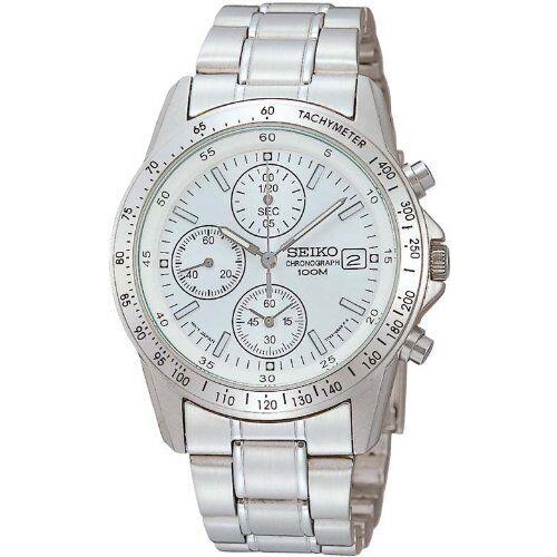 Seiko SND363PC Chronograph Silver Men`s Watch