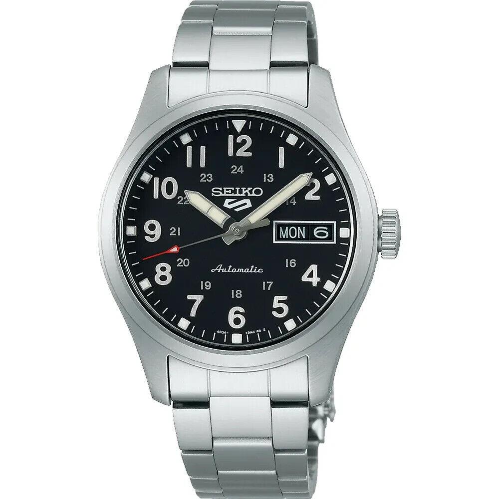 Seiko SRPJ81K1 Men Sport Automatic Stainless Case Day Date 100m WR SRPJ81
