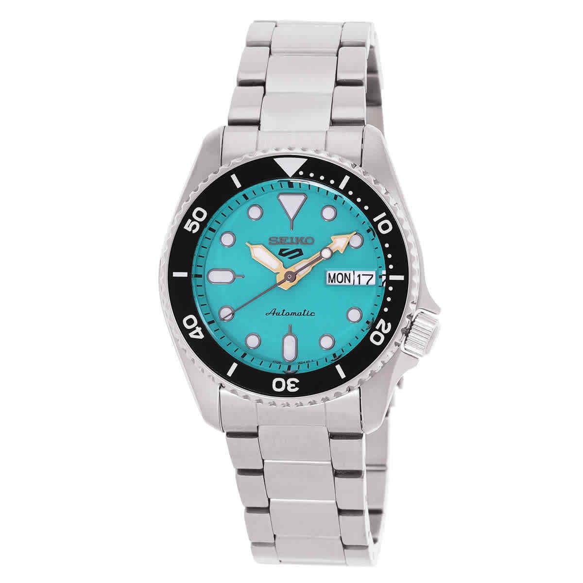 Seiko 5 Sports Green Men`s Watch - SRPK33K1