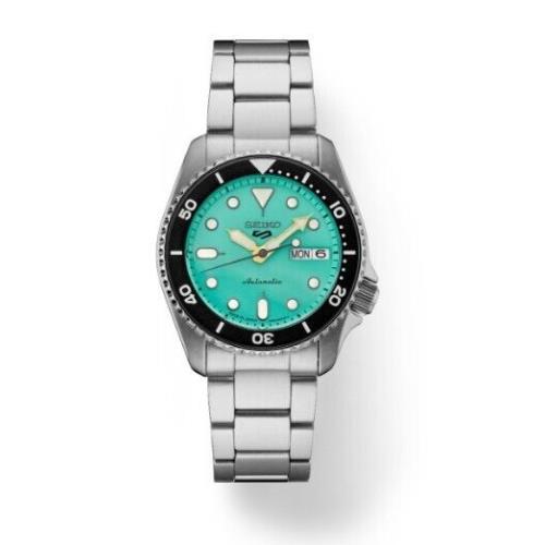 Seiko Vibrant Green Dial Quartz Diver s Men`s Watch SRPK33K1