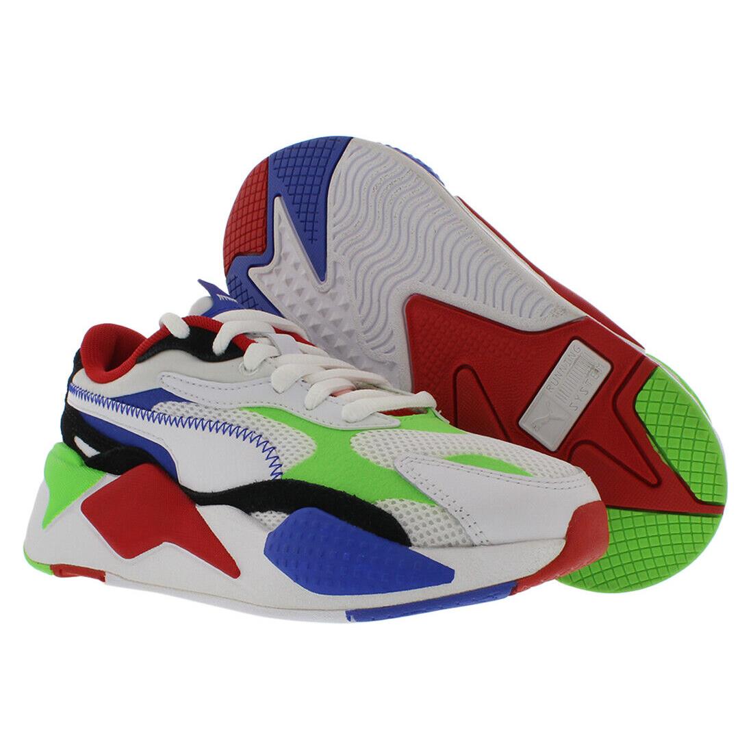 Puma RS-X3 Tfl Boys Shoes Size 4 Color: White/black/green