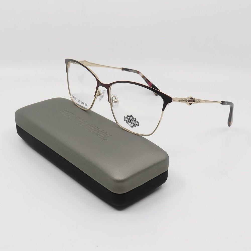 Harley Davidson HD0565 070 Burgundy Women`s Eyeglasses