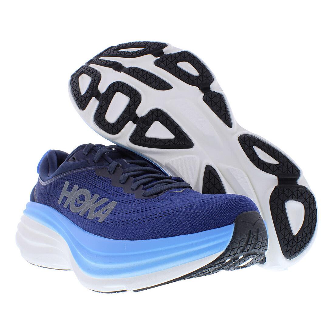 Hoka One One Bondi 8 Mens Shoes - Outer Space/All Aboard, Main: Multi-Colored