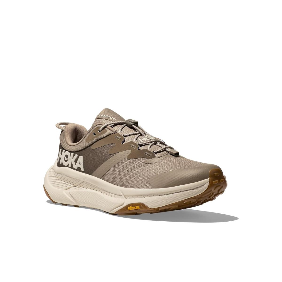 Man`s Sneakers Athletic Shoes Hoka Transport Dune/Eggnog