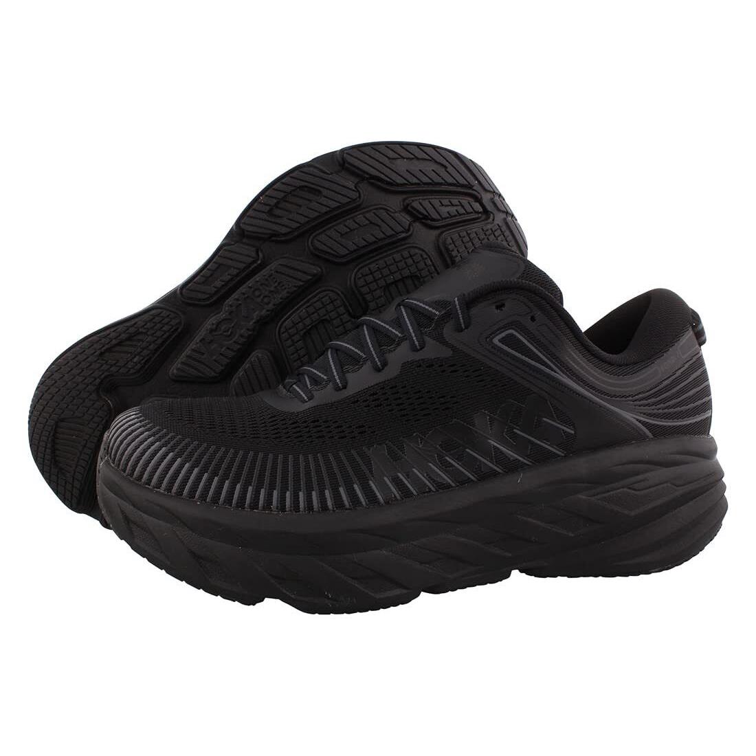 Hoka One One Womens Bondi 7 Mesh Black Trainers 10 US