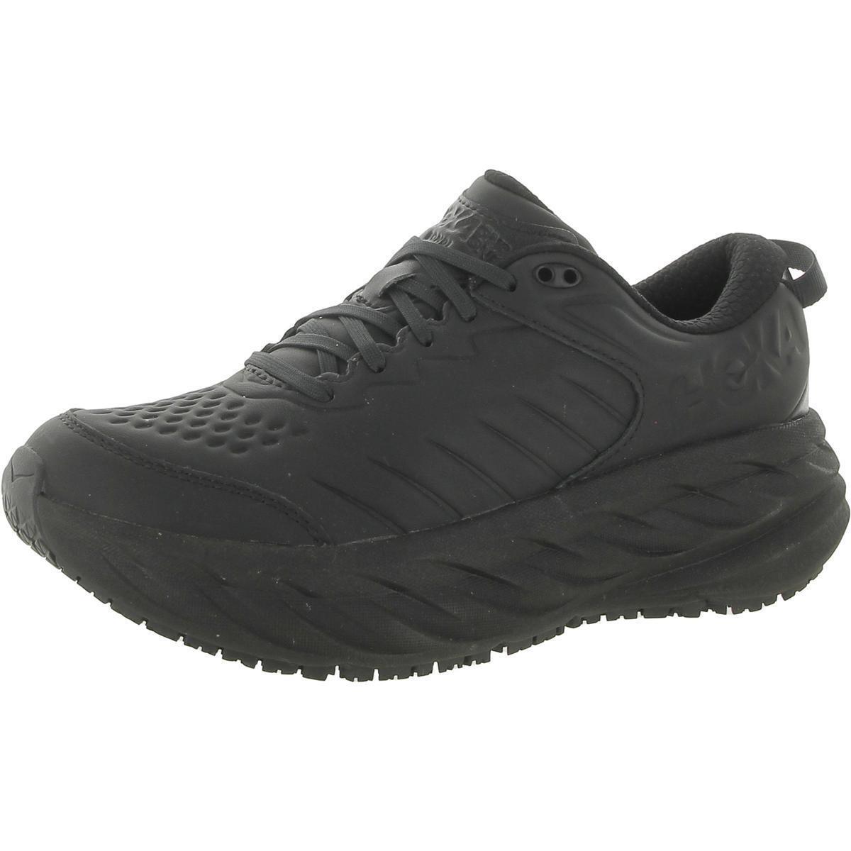 Hoka One One Womens Bondi SR Black Running Shoes 9.5 Wide C D W Bhfo 3217 - Black/Black