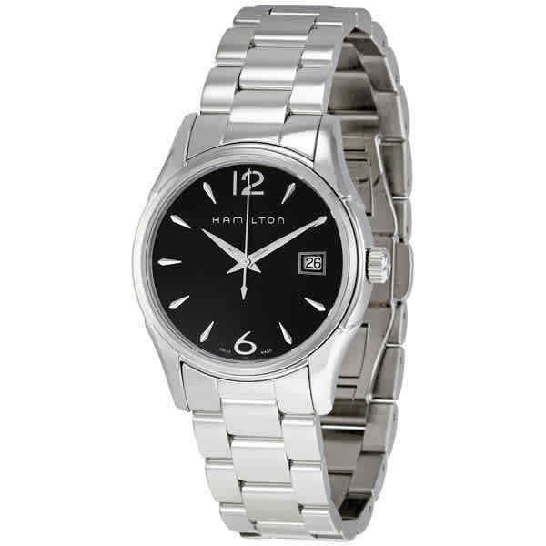 Hamilton Jazzmaster Black Dial Stainless Steel Ladies Watch H32351135