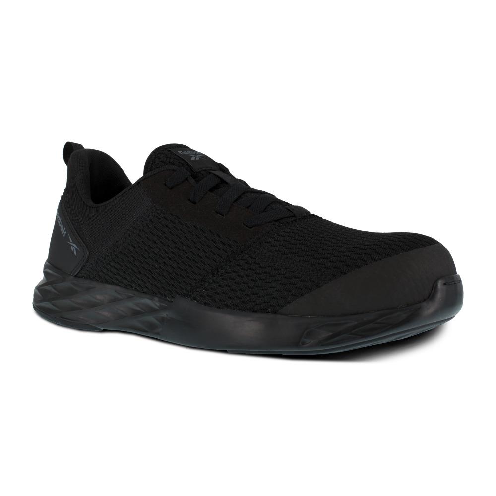 Reebok Work Men`s Astroride Strike Composite Toe EH Athletic Work Shoe Black