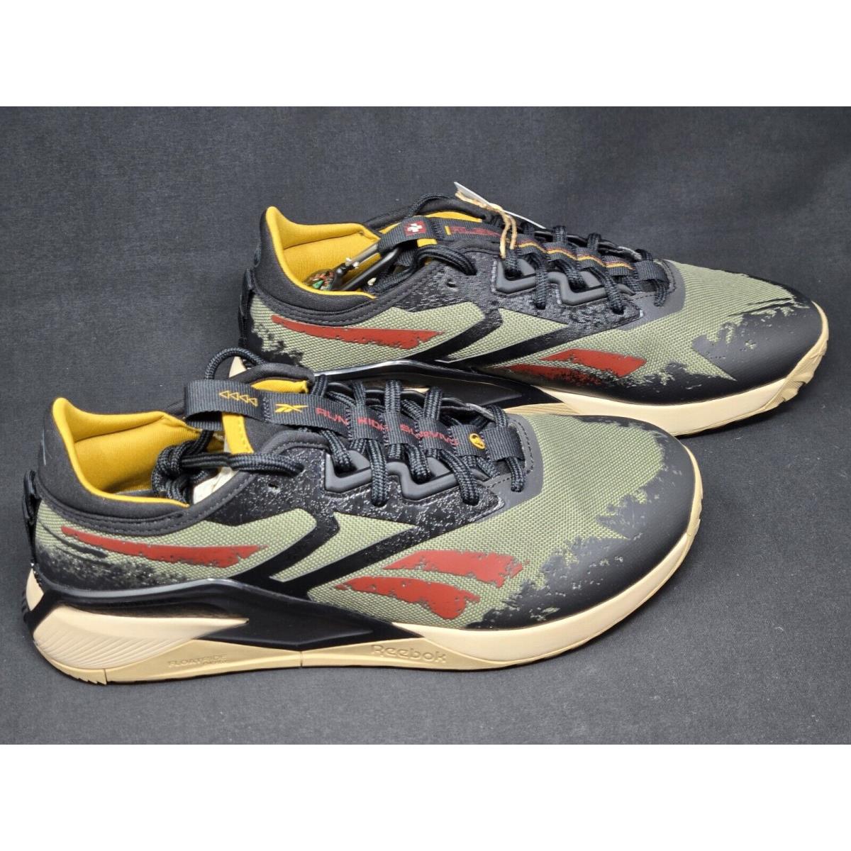 Reebok Nano X2 Adventure Jurassic World Mens Size 11 Training Shoes HQ6265