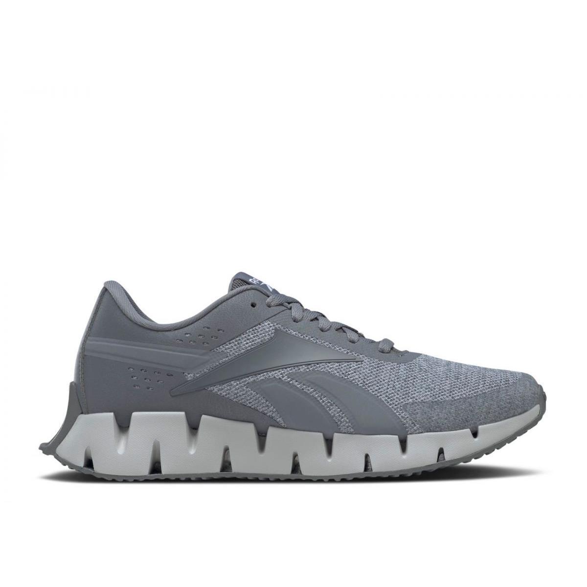 Reebok Men`s Zig Dynamica 2.0 Running Shoe Pure Grey3/Pure Grey2/Pure Grey5 - HQ - PUGRY3/PUGRY2/PUGRY5