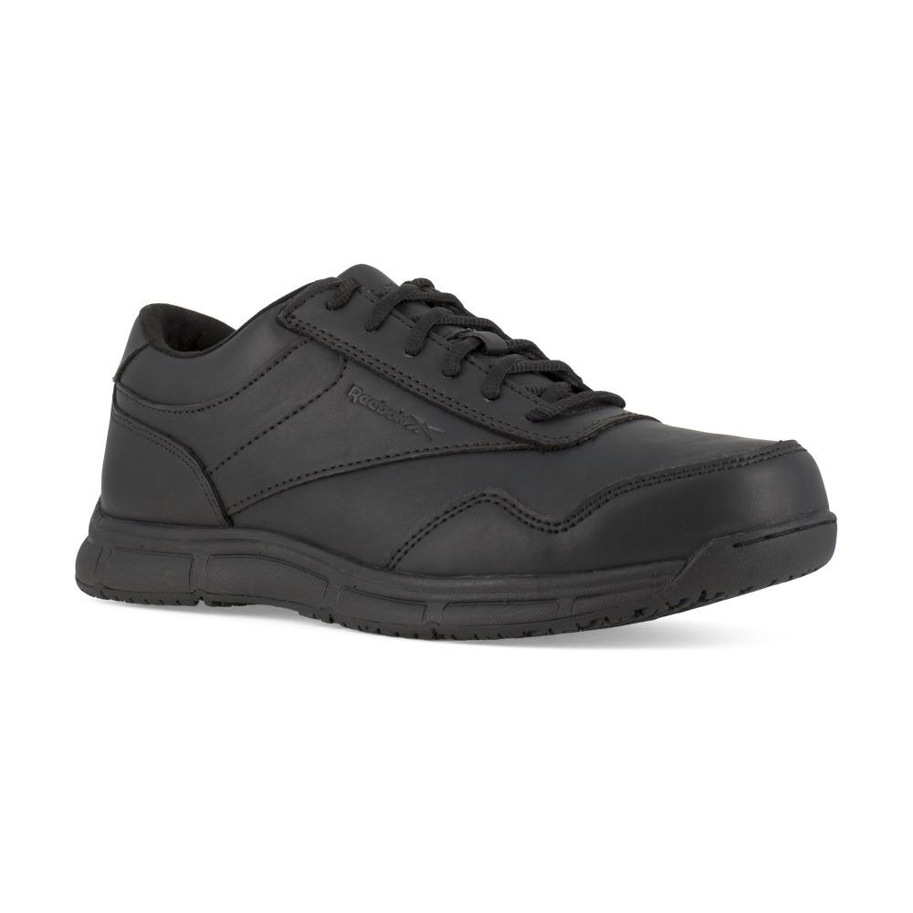 Reebok Work Men`s Jorie LT Soft Toe Slip Resistant Athletic Work Shoe Black