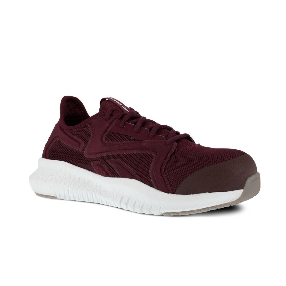 Reebok Work Women`s Flexagon 3.0 Composite Toe Esd Work Shoe Burgundy - RB429