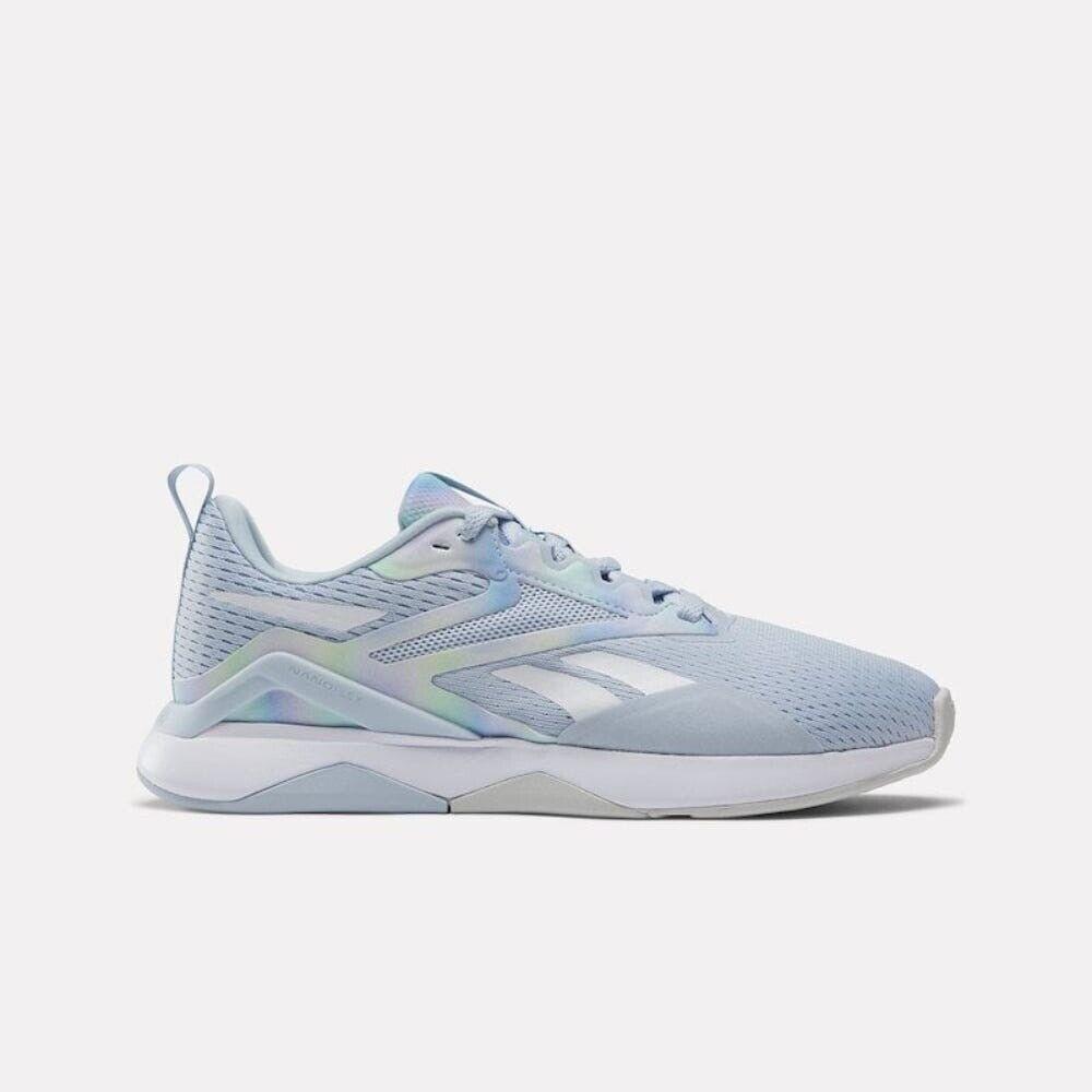 Reebok Nanoflex TR 2 100074542 Women Training Shoes Pale Blue /white/pure Grey