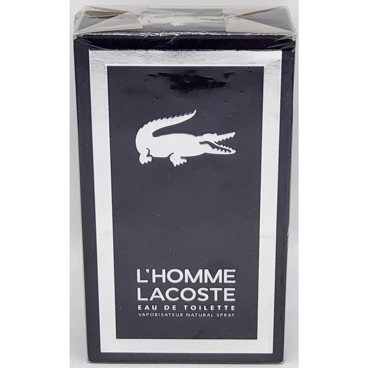 Lacoste L`homme For Men Eau de Toilette Spray 3.3 fl oz