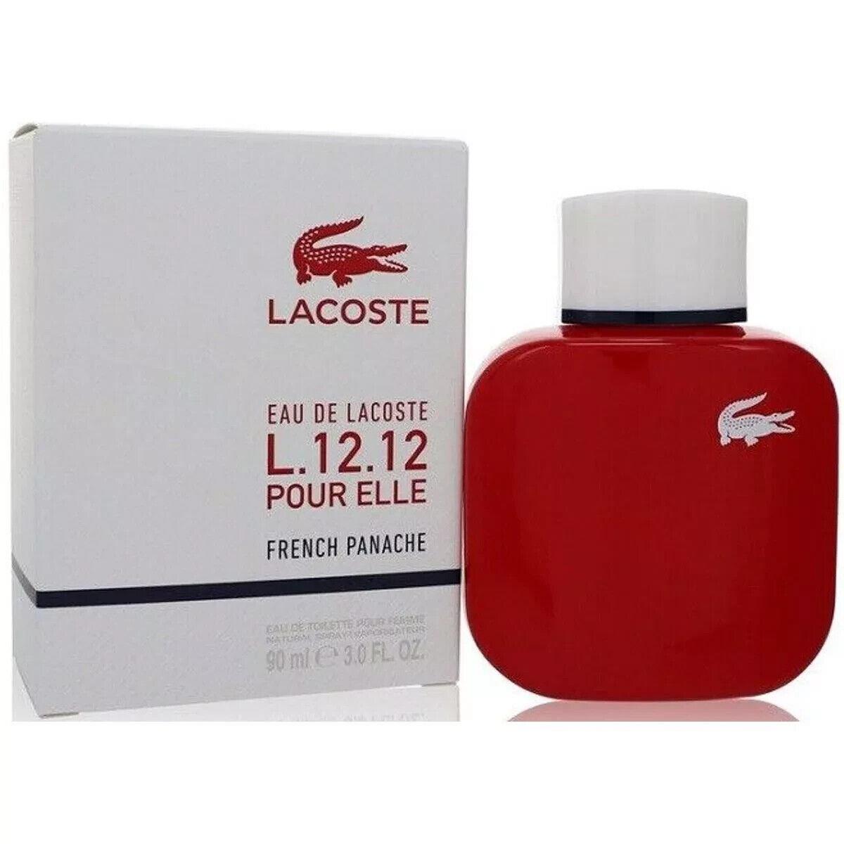 Eau De Lacoste L.12.12 Pour Elle French Panache by Lacoste Edt 3.0 oz