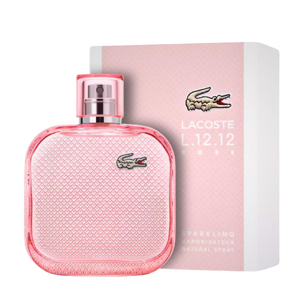 Lacoste L.12.12 Rose Sparkling 3.3 Oz 100mL Edt Spray For Women