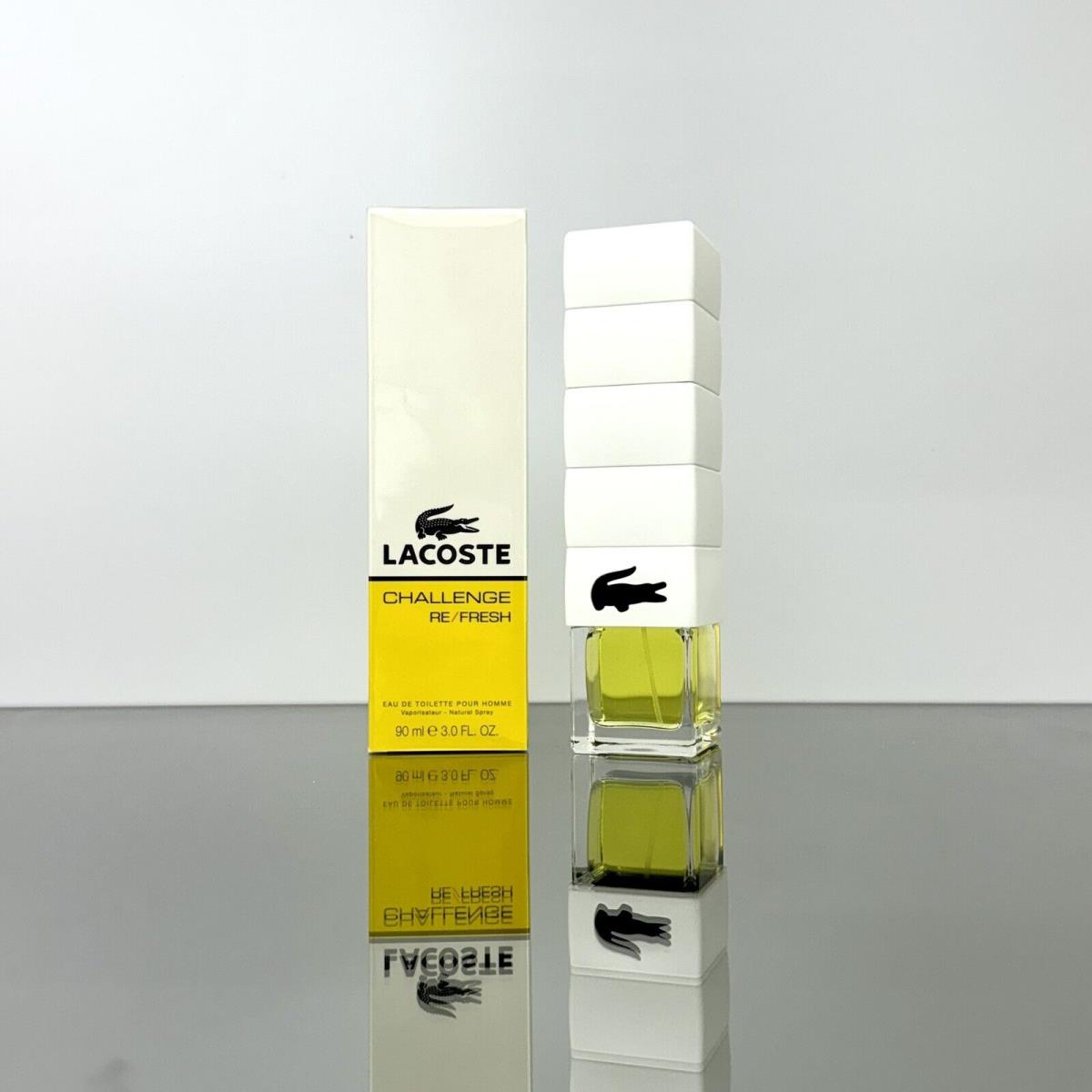 Lacoste Challenge Refresh Men Cologne 3.0oz-90ml Edt Spray BU51