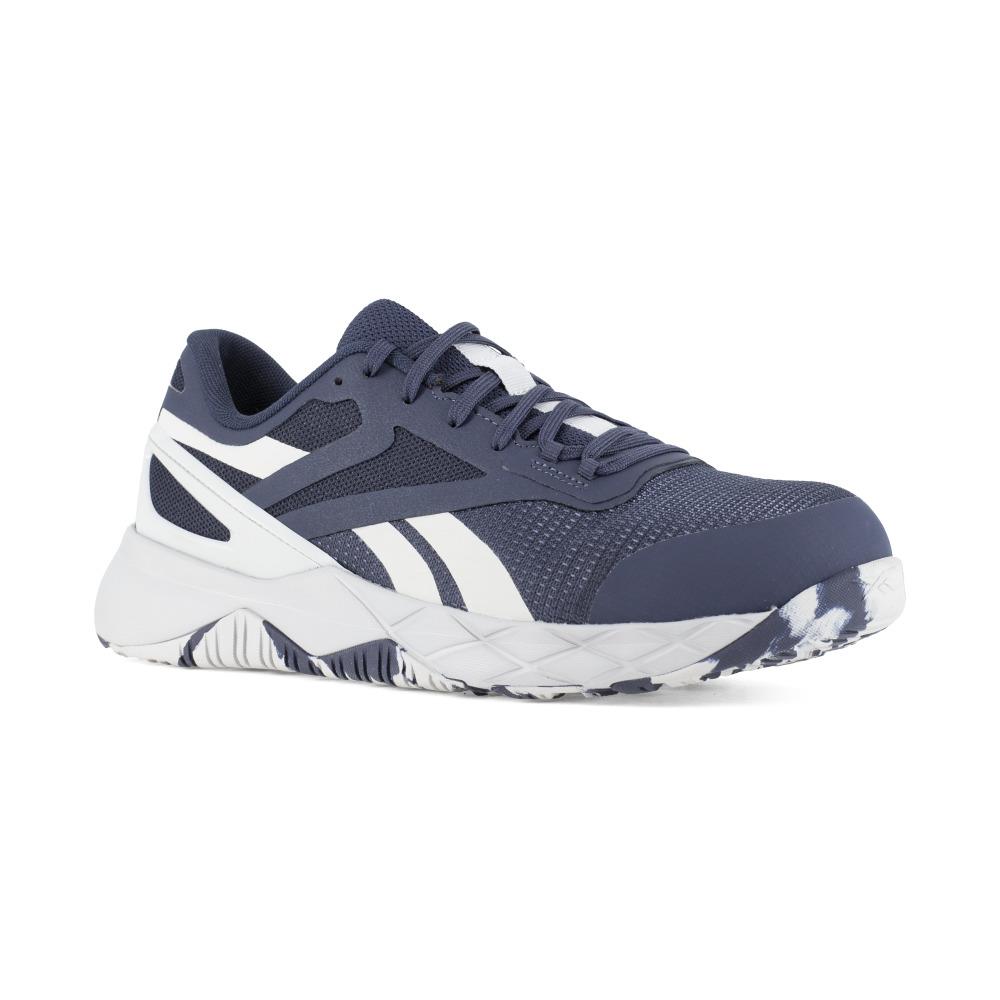 Reebok Work Men`s Nanoflex TR Composite Toe Esd Work Shoe Navy/grey - RB3318 - NAVY AND LIGHT GREY