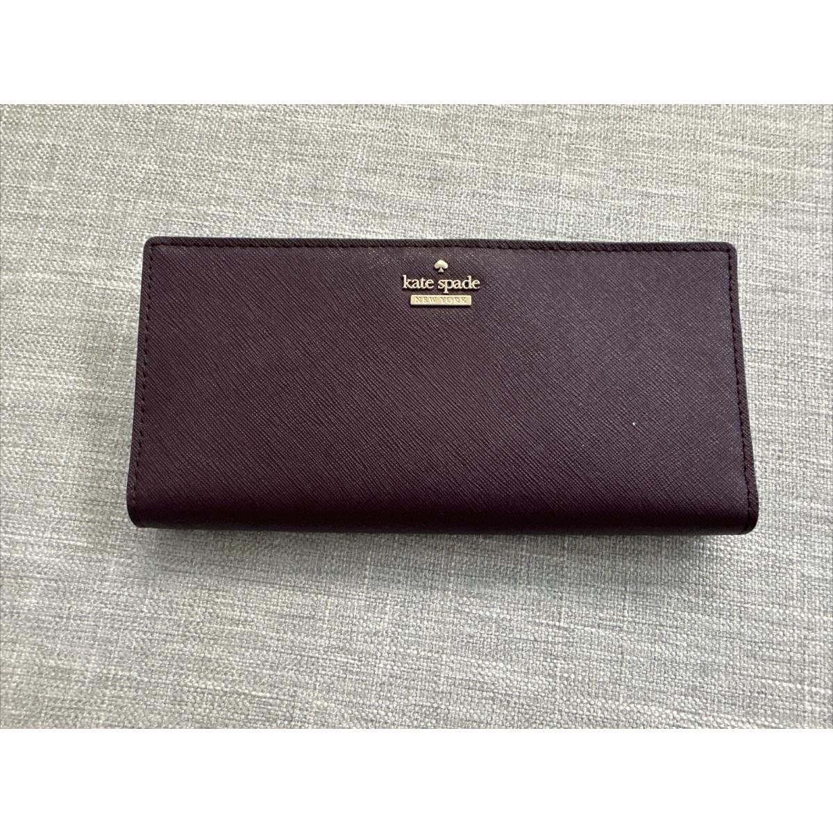 Kate Spade Mahogany Leather Wallet