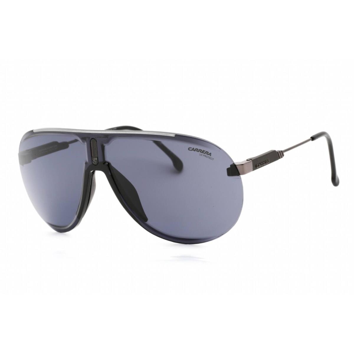 Carrera Unisex Sunglasses Ruthenium Black Acetate Frame Super Champion V8I 2K