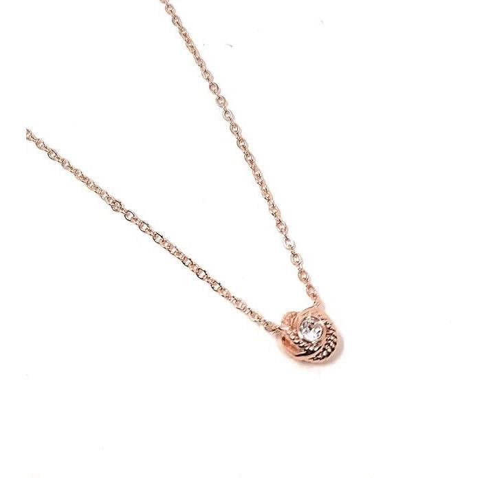 Kate Spade New York Infinity Beyond Knot Rose Gold Plated Pendant Necklace