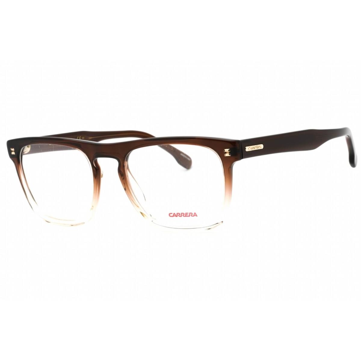 Carrera Men`s Eyeglasses Brown Shaded Beige Square Frame Carrera 268 00MY 00