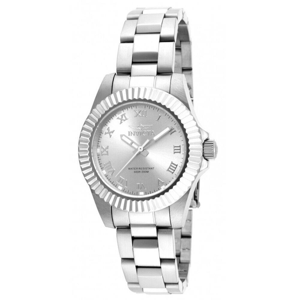 Invicta 16761 Women`s Pro Diver Silver Dial Steel Bracelet Watch