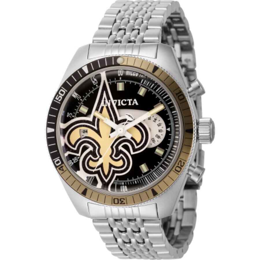 Invicta Nfl Quartz Black Dial Men`s Watch 45017