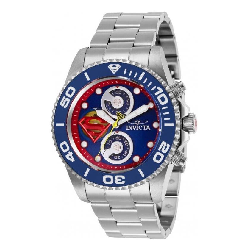 Invicta DC Comics Superman Men`s 43mm Limited Edition Chronograph Watch 29062