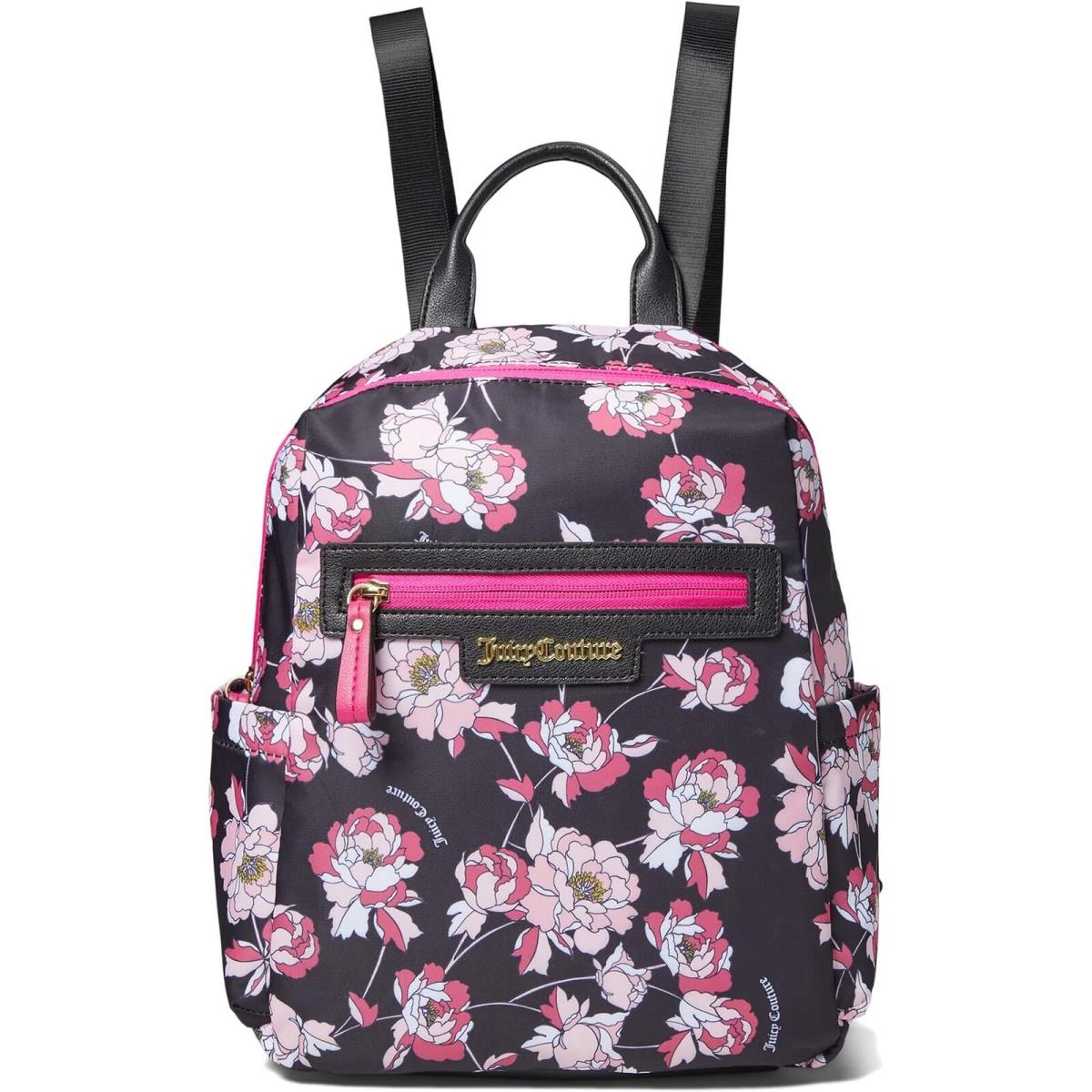 Juicy Couture Pretty Rose Black Multi Lollipop Large Women Backpacks