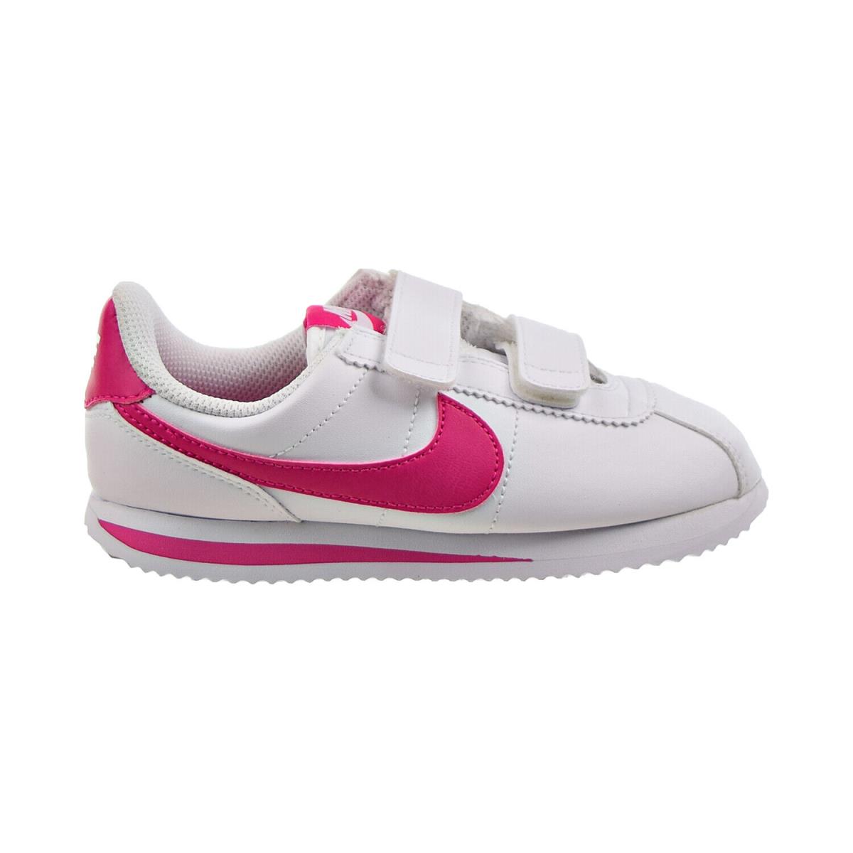 Nike Cortez Basic SL PS Little Kids` Shoes White-pink Prime 904767-109 - White-Pink Prime