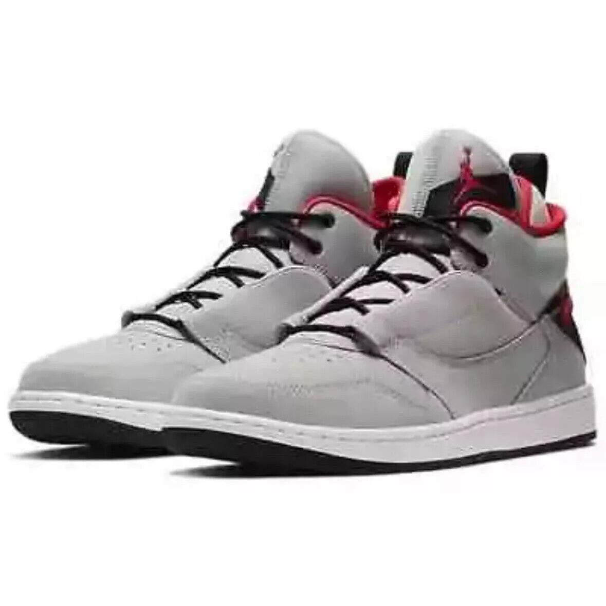 Nike Jordan Fadeaway Men`s Shoes Wolf Grey University Red White AO1329 060