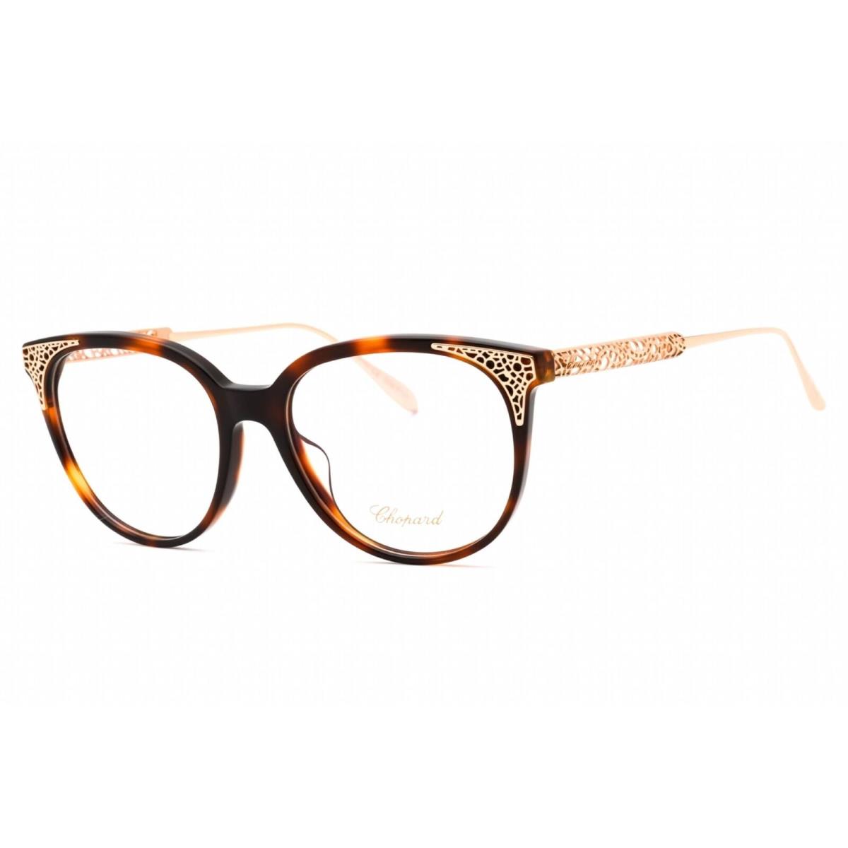 Chopard Women`s Eyeglasses Tortoise Plastic Cat Eye Full Rim Frame VCH253 0748